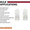imageSYLVANIA  194 Long Life Miniature  Bulb Ideal for Interior Lighting  Trunk Cargo and License Plate Contains 2 Bulbs