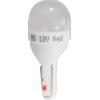 imageSYLVANIA  2825 T10 W5W LED Red Mini Bulb  Bright LED Bulb Ideal for Interior Lighting Contains 2 Bulbs