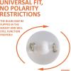 imageSYLVANIA  2825 T10 W5W ZEVO LED White Bulb  Bright LED Bulb Ideal for Interior Lighting  Map Dome Trunk Cargo and License Plate Contains 1 BulbAmber
