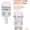 imageSYLVANIA  2825 T10 W5W ZEVO LED White Bulb  Bright LED Bulb Ideal for Interior Lighting  Map Dome Trunk Cargo and License Plate Contains 1 BulbAmber