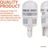 imageSYLVANIA  2825 T10 W5W ZEVO LED White Bulb  Bright LED Bulb Ideal for Interior Lighting  Map Dome Trunk Cargo and License Plate Contains 1 BulbAmber