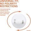 imageSYLVANIA  2825 T10 W5W ZEVO LED White Bulb  Bright LED Bulb Ideal for Interior Lighting  Map Dome Trunk Cargo and License Plate Contains 1 BulbBlue