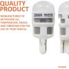 imageSYLVANIA  2825 T10 W5W ZEVO LED White Bulb  Bright LED Bulb Ideal for Interior Lighting  Map Dome Trunk Cargo and License Plate Contains 1 BulbRed