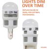 imageSYLVANIA  2825 T10 W5W ZEVO LED White Bulb  Bright LED Bulb Ideal for Interior Lighting  Map Dome Trunk Cargo and License Plate Contains 1 BulbRed
