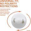 imageSYLVANIA  2825 T10 W5W ZEVO LED White Bulb  Bright LED Bulb Ideal for Interior Lighting  Map Dome Trunk Cargo and License Plate Contains 1 BulbRed