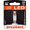 imageSYLVANIA  2825 T10 W5W ZEVO LED White Bulb  Bright LED Bulb Ideal for Interior Lighting  Map Dome Trunk Cargo and License Plate Contains 1 BulbWhite