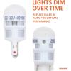 imageSYLVANIA  2825 T10 W5W ZEVO LED White Bulb  Bright LED Bulb Ideal for Interior Lighting  Map Dome Trunk Cargo and License Plate Contains 1 BulbWhite