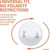 imageSYLVANIA  2825 T10 W5W ZEVO LED White Bulb  Bright LED Bulb Ideal for Interior Lighting  Map Dome Trunk Cargo and License Plate Contains 1 BulbWhite