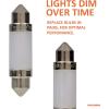 imageSYLVANIA  2825 T10 W5W ZEVO LED White Bulb  Bright LED Bulb Ideal for Interior Lighting  Map Dome Trunk Cargo and License Plate Contains 1 BulbWhite