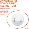 imageSYLVANIA  2825 T10 W5W ZEVO LED White Bulb  Bright LED Bulb Ideal for Interior Lighting  Map Dome Trunk Cargo and License Plate Contains 1 BulbWhite