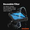 imageSYLVANIA  Airzing Mini Air Purifier  Vehicle Car Home Office  Air Ionizer USBC powered Reduces Odors Smoke Pets Dandruff Reusable Filter Portable Quiet UV Light DC 5V 05A