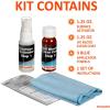 imageSYLVANIA  Headlight Restoration Kit  3 Easy Steps to Restore Sun Damaged Headlights with Exclusive UV Block Clear Coat Light Output and Beam Pattern Restored Long Lasting Headlight Restorer KitUV Block and Activator Only