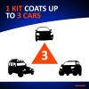 imageSYLVANIA  Headlight Restoration Kit  3 Easy Steps to Restore Sun Damaged Headlights with Exclusive UV Block Clear Coat Light Output and Beam Pattern Restored Long Lasting Headlight Restorer KitUV Block and Activator Only