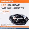 imageSYLVANIA  LED Light Bar Wiring Harness Kit  Weatherproof Deutsch Connector 12V On Off Switch Power Relay Blade Fuse Off Road Lights LED Work Light Spot Flood Combo Single Lightbar 1PC
