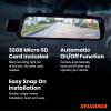 imageSYLVANIA  Roadsight Mirror Dash Camera and Backup Camera  340 Degree View  HD 1080p Elastic Mount 32GB Memory Card GSensor 966quot LED IPS Touch Screen Truck Car Taxi
