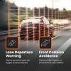 imageSYLVANIA  Roadsight Pro Dash Camera  130 Degree View HD 1296p 16GB SD Memory Card Included Loop Recording GSensor 2 inch LED IPS Screen Parking Mode Night Vision GPS Lane Departure Mobile