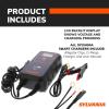 imageSYLVANIA  Smart Charger  HeavyDuty Portable Car Battery Charger  Make Charging Your Car Battery Easy  Use as Battery Maintainer ampamp Charger  12V or 24V Voltage Output  8 AMP