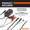imageSYLVANIA  Smart Charger  HeavyDuty Portable Car Battery Charger  Make Charging Your Car Battery Easy  Use as Battery Maintainer ampamp Charger  6V or 12V Voltage Output  1 AMP