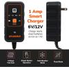 imageSYLVANIA  Smart Charger  HeavyDuty Portable Car Battery Charger  Make Charging Your Car Battery Easy  Use as Battery Maintainer ampamp Charger  6V or 12V Voltage Output  1 AMP