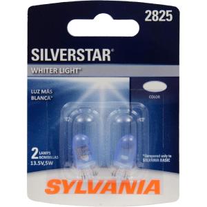 imageSYLVANIA  2825 SilverStar Mini Bulb  Brighter and Whiter Light Ideal for Interior Lighting  Map Cargo and License Plate Contains 1 Bulb