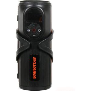 imageSYLVANIA  Handheld Rechargeable Tire Inflator  Portable Air Compressor for Car ampamp Bikes  Mount to Bike  Cordless Car Tire Pump  Digital Inflator Pump with Power Bank