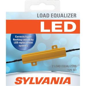 imageSYLVANIA  Load Equalizer 27 Watt at 128V  Turn Signal Load Equalizer for LED Light Bulbs Corrects Hyper Flash ampamp Bulb Out Warning Pack of 2