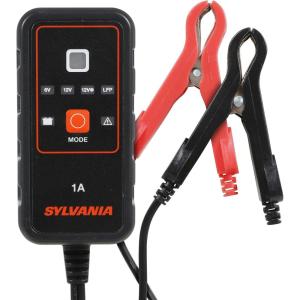 imageSYLVANIA  Smart Charger  HeavyDuty Portable Car Battery Charger  Make Charging Your Car Battery Easy  Use as Battery Maintainer ampamp Charger  6V or 12V Voltage Output  1 AMP