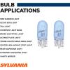 imageSYLVANIA  168 SilverStar Mini Bulb  Brighter and Whiter Light Ideal for Interior Lighting Center High Mount Stop Light CHMSL and more Contains 2 Bulbs