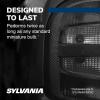 imageSYLVANIA  194 SilverStar Mini Bulb  Brighter and Whiter Light Ideal for Interior Lighting Center High Mount Stop Light CHMSL and more Contains 2 Bulbs