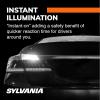 imageSYLVANIA  194 T10 W5W LED White Mini Bulb  Bright LED Bulb Ideal for Interior Lighting  Map Dome Cargo and License Plate Contains 2 Bulbs