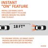 imageSYLVANIA  3057 ZEVO LED Red Bulb  Bright LED Bulb Ideal for Stop and Tail Lights Contains 2 BulbsAmber