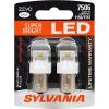 imageSYLVANIA  3057 ZEVO LED Red Bulb  Bright LED Bulb Ideal for Stop and Tail Lights Contains 2 BulbsWhite