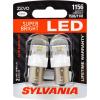 imageSYLVANIA  3057 ZEVO LED Red Bulb  Bright LED Bulb Ideal for Stop and Tail Lights Contains 2 BulbsWhite