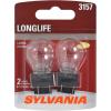 imageSYLVANIA 3157 Long Life Miniature Bulb Contains 2 Bulbs2 Count Pack of 1