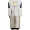 imageSYLVANIA  1157 LED White Mini Bulb  Bright LED Bulb Ideal for Daytime Running Lights DRL and BackUpReverse Lights Contains 2 BulbsAmber
