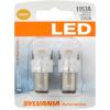 imageSYLVANIA  1157 LED White Mini Bulb  Bright LED Bulb Ideal for Daytime Running Lights DRL and BackUpReverse Lights Contains 2 BulbsAmber