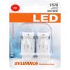 imageSYLVANIA  1157 LED White Mini Bulb  Bright LED Bulb Ideal for Daytime Running Lights DRL and BackUpReverse Lights Contains 2 BulbsRed