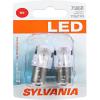 imageSYLVANIA  1157 LED White Mini Bulb  Bright LED Bulb Ideal for Daytime Running Lights DRL and BackUpReverse Lights Contains 2 BulbsRed