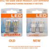 imageSYLVANIA  1157 LED White Mini Bulb  Bright LED Bulb Ideal for Daytime Running Lights DRL and BackUpReverse Lights Contains 2 BulbsWhite