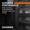 imageSYLVANIA  3157 LED White Mini Bulb  Bright LED Bulb Ideal for Daytime Running Lights DRL and BackUpReverse Lights Contains 2 Bulbs