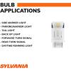 imageSYLVANIA  3157 LED White Mini Bulb  Bright LED Bulb Ideal for Daytime Running Lights DRL and BackUpReverse Lights Contains 2 Bulbs