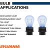 imageSYLVANIA  3157 SilverStar Mini Bulb  Brighter and Whiter Light Ideal for Daytime Running Lights DRL and BackUpReverse Lights Contains 2 Bulbs