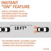 imageSYLVANIA  7443 T20 ZEVO LED Red Bulb  Bright LED Bulb Ideal for Stop and Tail Lights Contains 2 Bulbs