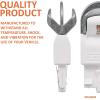 imageSYLVANIA  7443 T20 ZEVO LED Red Bulb  Bright LED Bulb Ideal for Stop and Tail Lights Contains 2 Bulbs