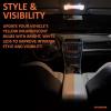 imageSYLVANIA  7443 T20 ZEVO LED Red Bulb  Bright LED Bulb Ideal for Stop and Tail Lights Contains 2 Bulbs