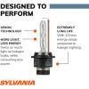 imageSYLVANIA  D2S Basic HID High Intensity Discharge Headlight Bulb  High Performance Bright White and Durable Lamp Contains 1 Bulb