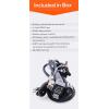 imageSYLVANIA  LED Light Bar Wiring Harness Kit  Weatherproof Deutsch Connectors 12V On Off Switch Power Relay Blade Fuse Off Road Lights LED Work Light Spot Flood Combo 2 Lightbars 1PC