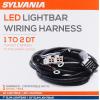 imageSYLVANIA  LED Light Bar Wiring Harness Kit  Weatherproof Deutsch Connectors 12V On Off Switch Power Relay Blade Fuse Off Road Lights LED Work Light Spot Flood Combo 2 Lightbars 1PC