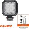 imageSYLVANIA  Rugged 4 Inch Cube LED Light Pod  Lifetime Limited Warranty  Flood Light 2100 Raw Lumens Off Road Driving Work Light Truck Car Boat ATV UTV SUV 4x4 1 PC