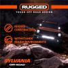 imageSYLVANIA Rugged 20 Inch Flood LED Light Bar  Lifetime Limited Warranty  Floodlight 7200 Raw Lumens  Quality Off Road Driving Work Light  for Truck Boat Tractor ATV UTV SUV 4x4 1 PC